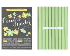 Petalo Invitation Front and Back