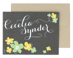 Petalo Personalized Notecard Front with Envelope