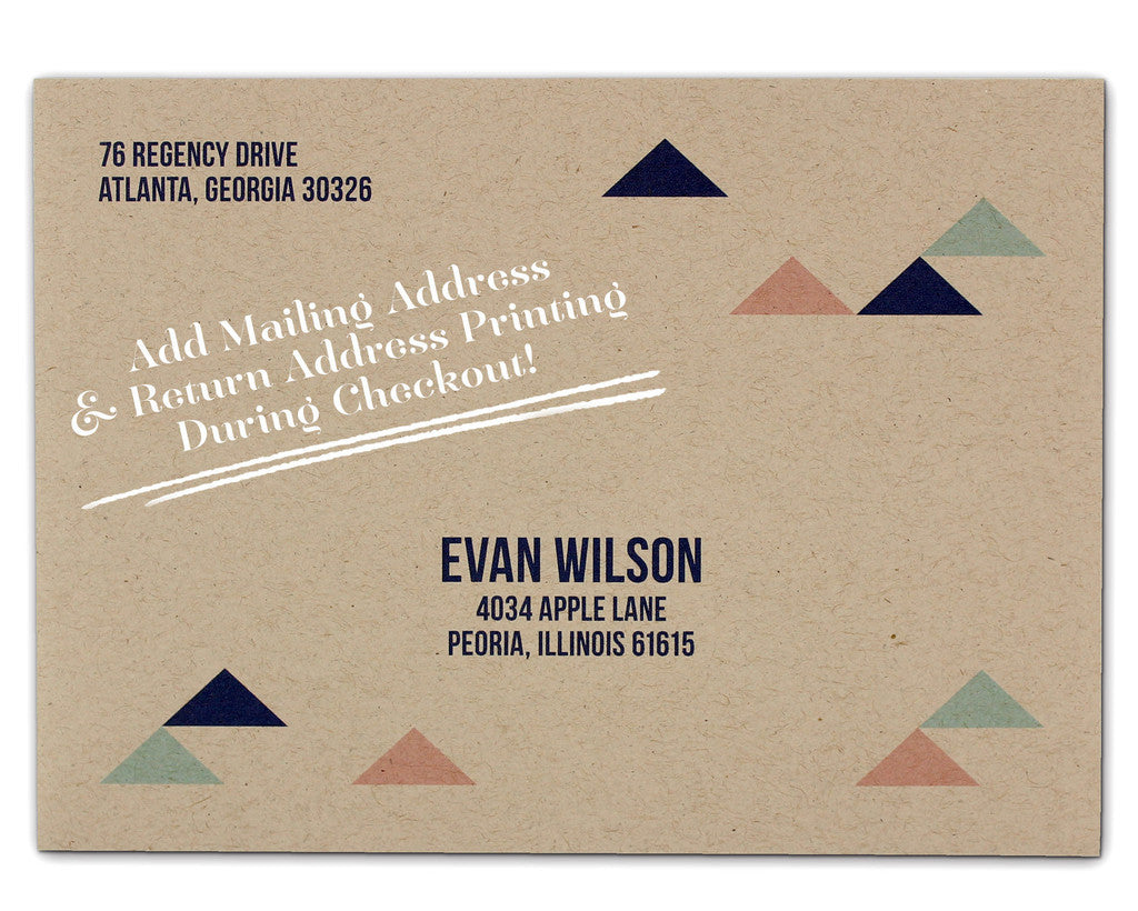 Return Address and Mailing Address Printing